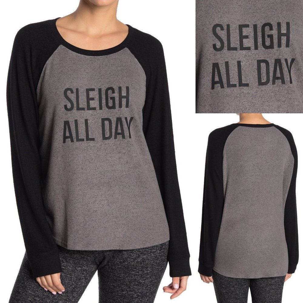 Free Press Graphic Raglan Soft Lounge Sweatshirt - Picture 7 of 7